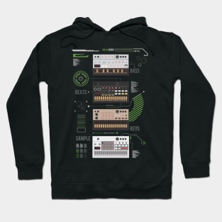 Volca Series / Green Hoodie